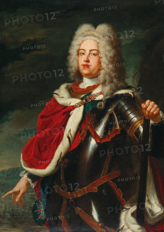 Frederick Augustus II, Elector of Saxony and future King Augustus III of Poland as Crown Prince. Creator: Mányoki, Adam (1673-1757).