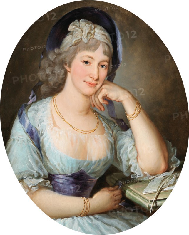 Portrait of Countess Maria Ernestine Gräfin Esterházy-Starhemberg (1754-1813), Early 1770s. Creator: Krafft (1764-1825).