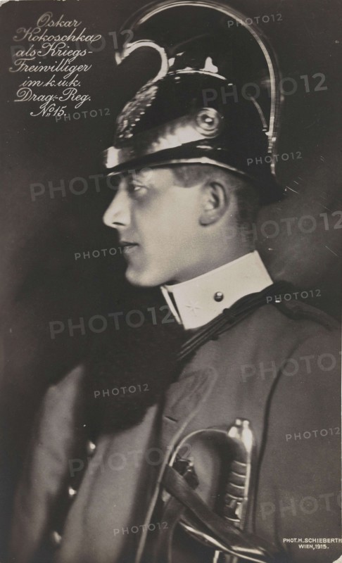 Oskar Kokoschka as a Military volunteer, 1915. Creator: Schieberth, Hermann (1876-c. 1948).