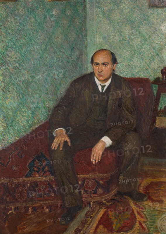 Portrait of Arnold Schönberg, c. 1907. Creator: Gerstl, Richard (1883-1908).
