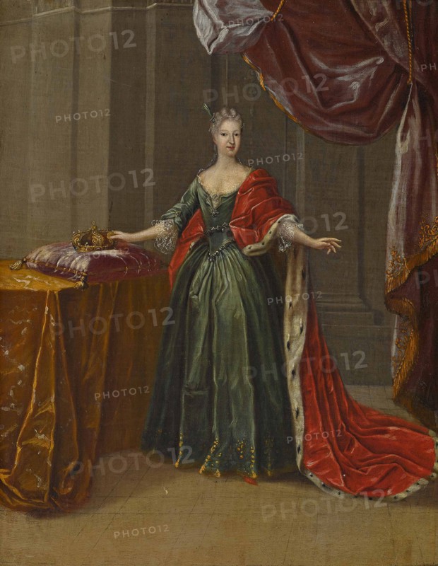 Portrait of Princess Maria Antonia of Bavaria (1724-1780), Electress of Saxony. Creator: Horemans, Peter Jacob (1700-1776).