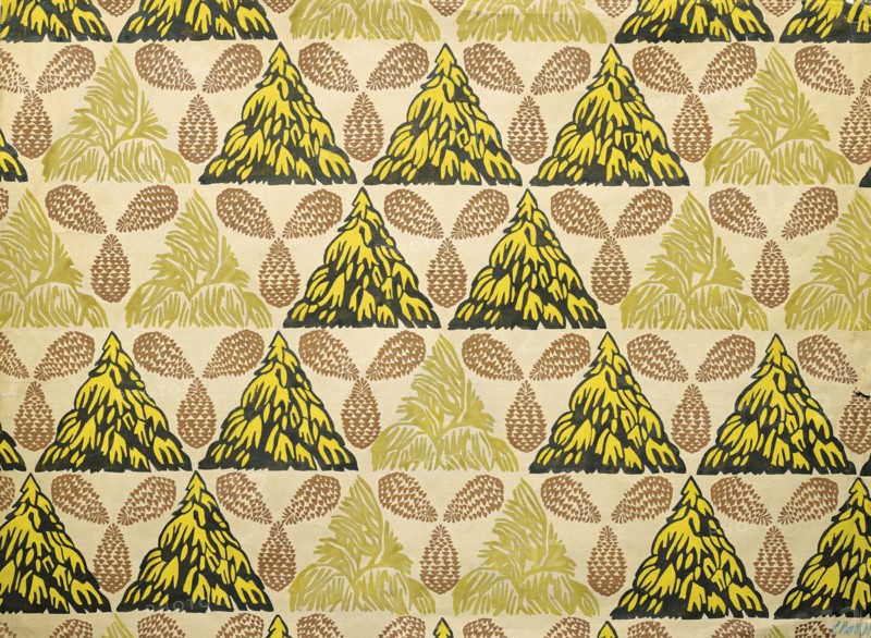 Textile design, Early 20th cen.. Creator: Bakst, Léon (1866-1924).