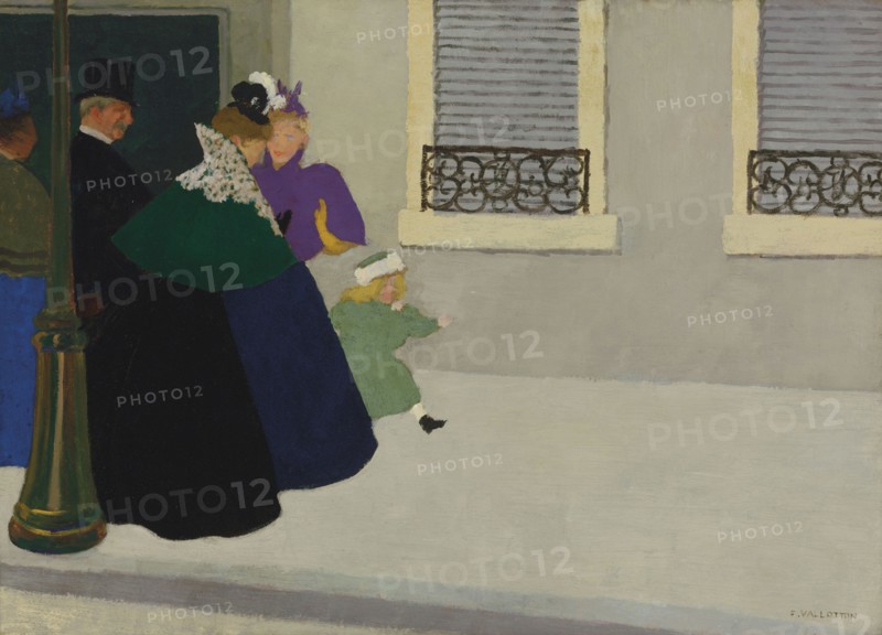 En promenade , c. 1895. Creator: Vallotton, Felix Edouard (1865-1925).