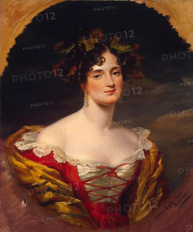 Portrait of Countess Sofia Kisseleff (1801-1875), née Potocka, 1831. Creator: Hayter, Sir George (1792-1871).