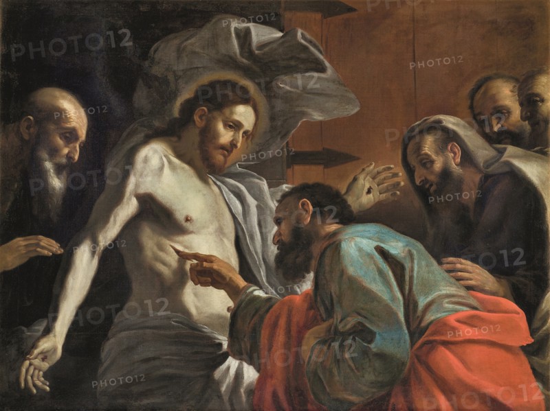 The Incredulity of Saint Thomas, ca 1675. Creator: Preti, Mattia (1613-1699).
