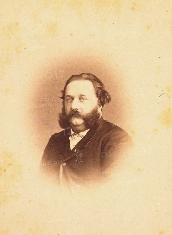 Portrait of the Composer Alfred Jaëll (1832-1882), 1866. Creator: Photo studio Paetz.