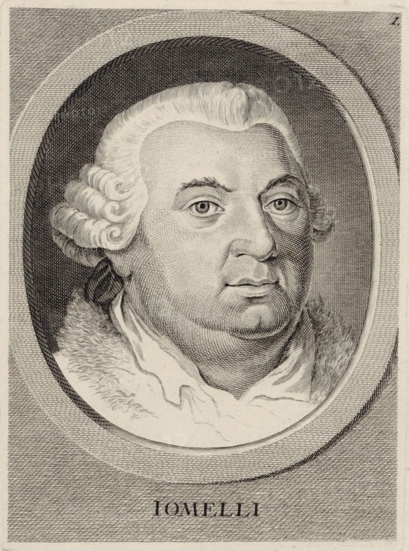 Portrait of the composer Niccolò Jommelli (1714-1774). Creator: Anonymous.