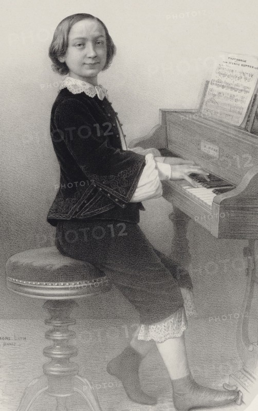 Portrait of the violinist and composer Henri Ketten (1848-1883). Creator: Desmaisons, Émile (1812-1880).