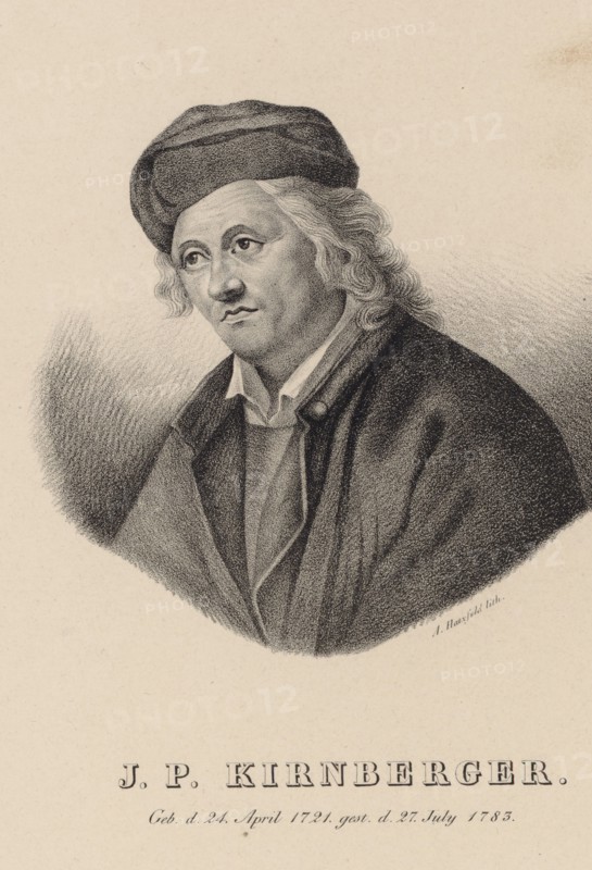Portrait of the Composer Johann Philipp Kirnberger (1721-1783). Creator: Hatzfeld, Johann Andreas (1800-1836).
