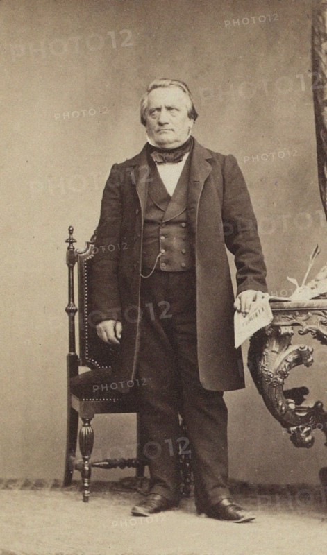 Portrait of the Composer Franz Lachner (1803-1890) , c. 1850. Creator: Anonymous.