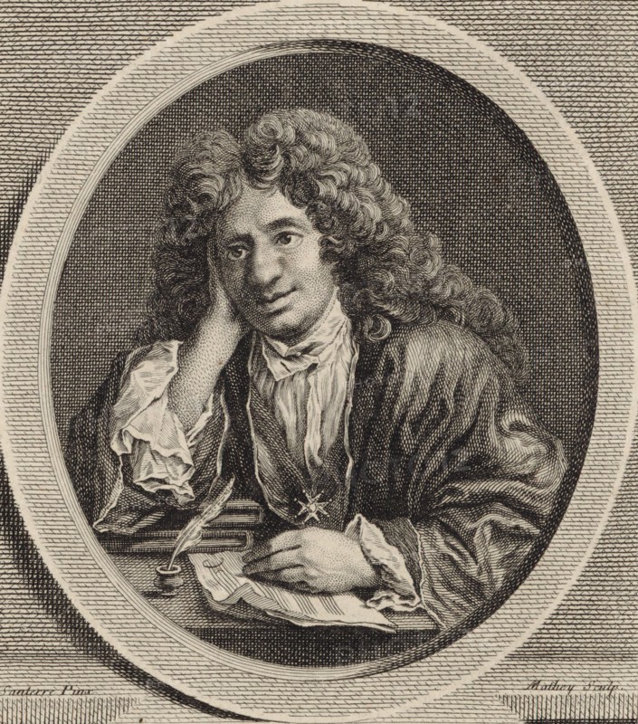 Portrait of the composer Michel-Richard de Lalande (1657-1726). Creator: Santerre, Jean Baptiste (1658-1717).