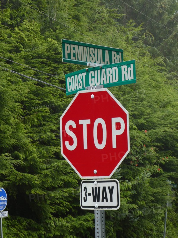 Stop road sign, British Columbia, Canada 2018. Creator: Unknown.