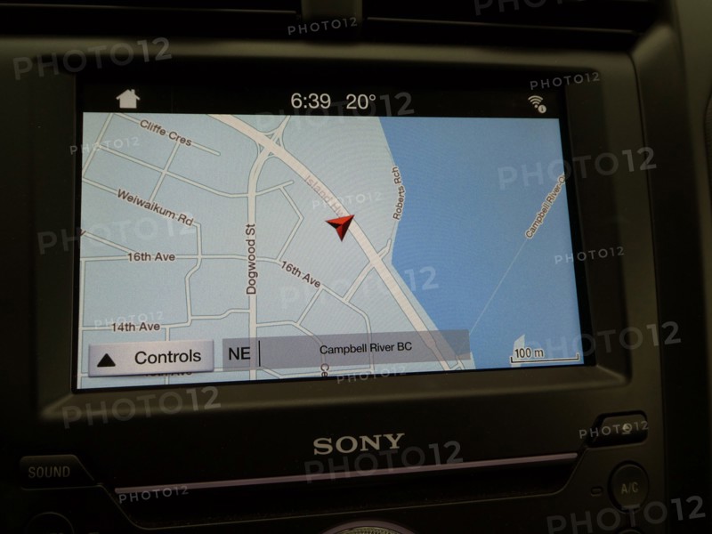 In-car Satellite Navigation screen. Creator: Unknown.