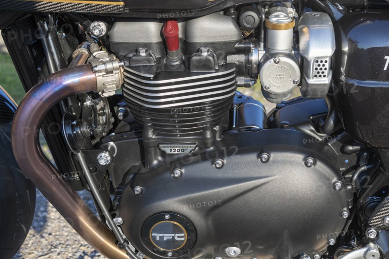 2019 Triumph Thruxton TFC 1200cc. Creator: Unknown.