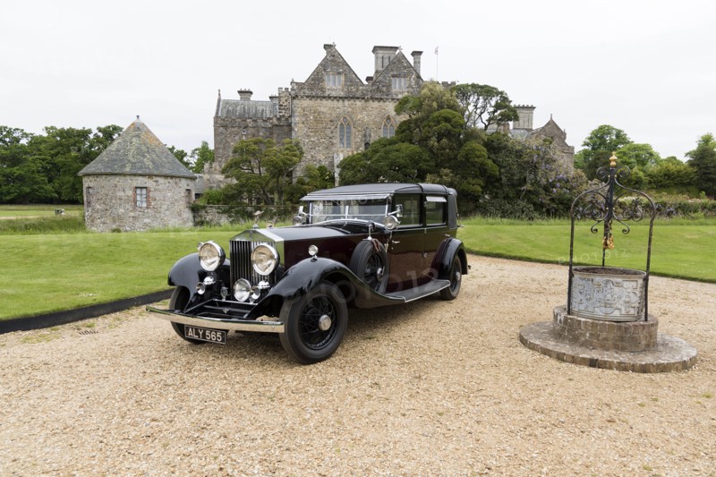 1933 Rolls Royce Phantom II Sedanca de Ville by Barker. Creator: Unknown.
