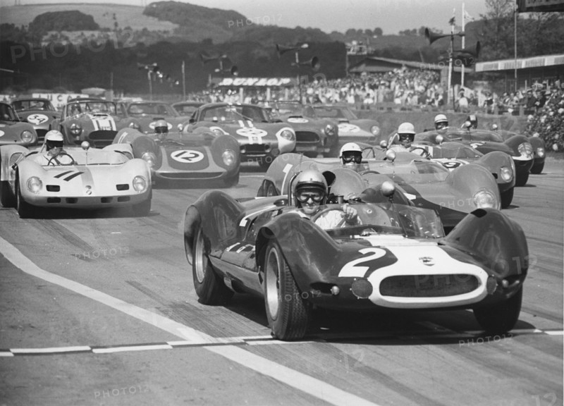 Cooper - Oldsmobile, Bruce McLaren at Goodwood 1964. Creator: Unknown.