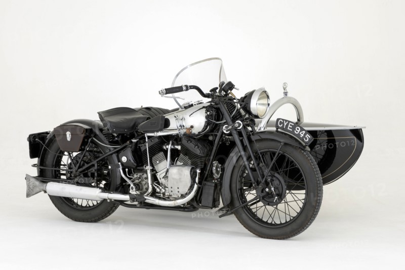 1936 Brough Superior 11-50 Special Combination. Creator: Unknown.