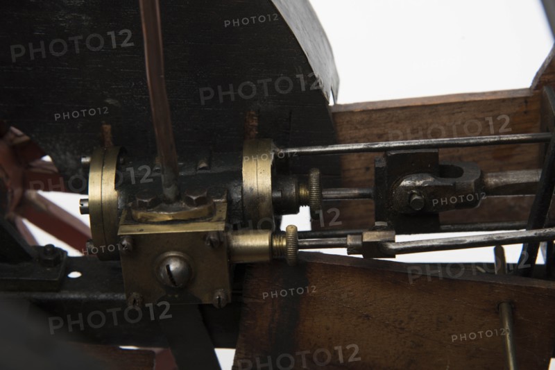 1868 Knight Steam carriage scale model. Creator: Unknown.