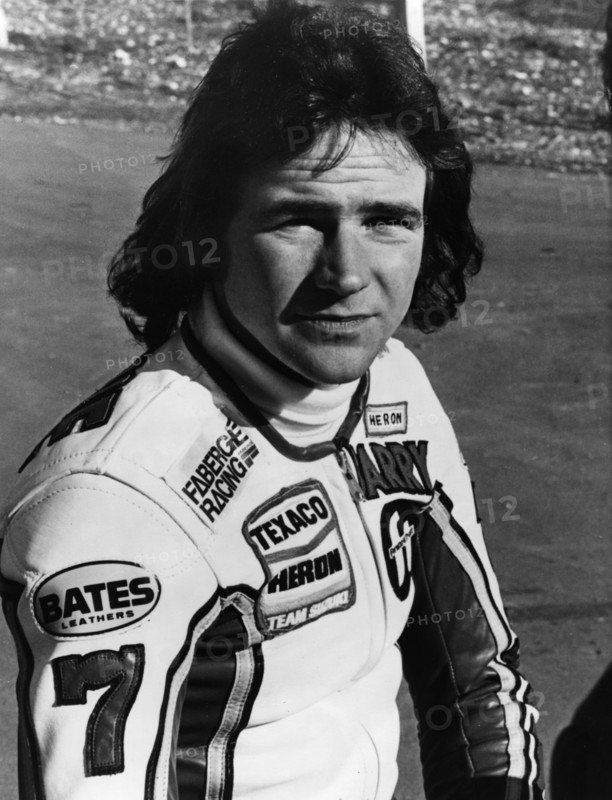 Barry Sheene MBE motorcyling World Champion. Creator: Unknown.