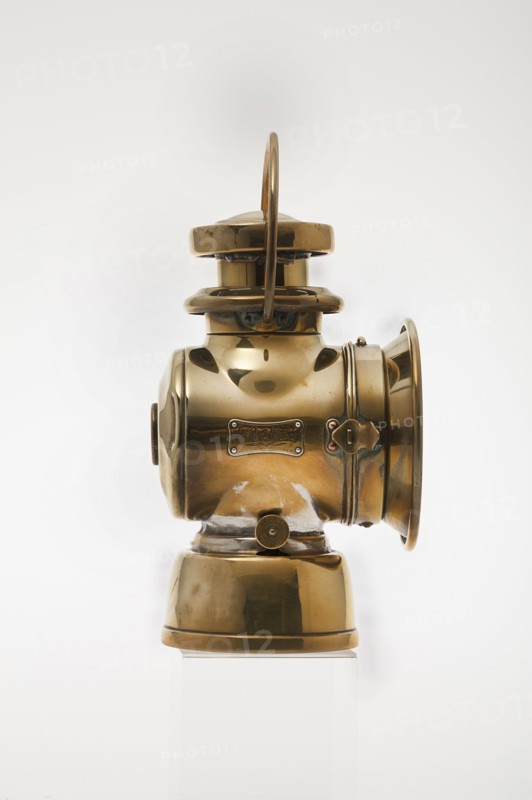 Lucas oil lamp from 1903 De Dion Bouton. Creator: Unknown.