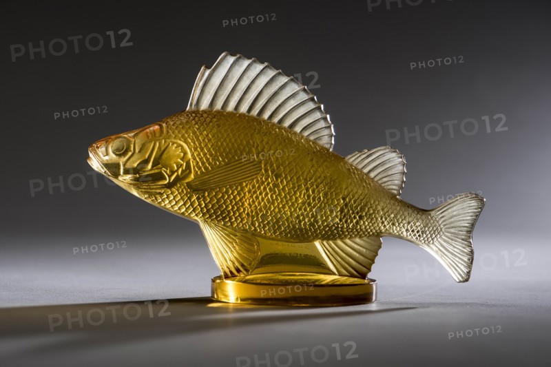 Perche amber Lalique mascot. Creator: Unknown.