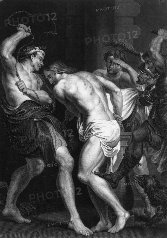 'By whose stripes ye were healed, mid 19th century. Creator: S Freeman.