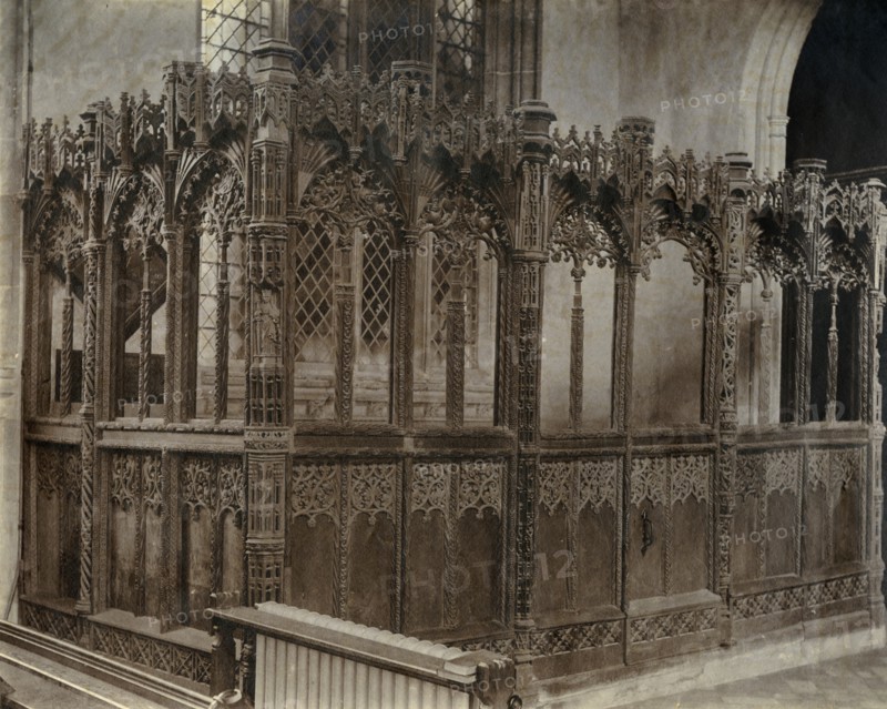 The Spring Chantry in the church of St Peter and St Paul, Lavenham, Suffolk. Creator: Unknown.