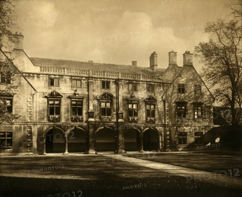 The Pepys Library, Magdalene College, Cambridge, late 19th-early 20th century. Creators: Unknown, John Palmer Clarke.