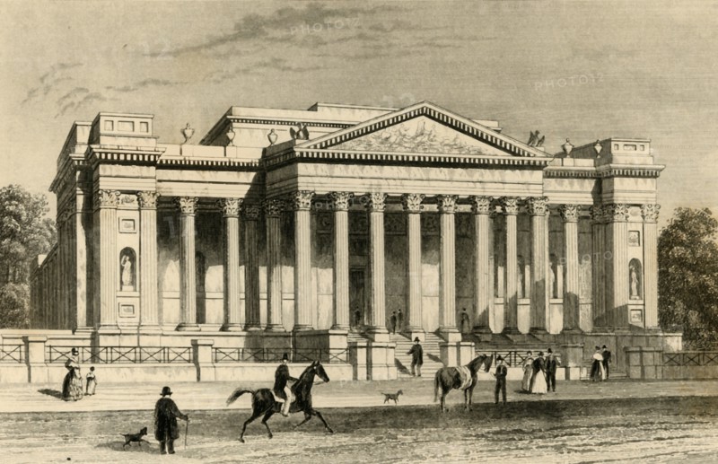'The Fitzwilliam Museum, Cambridge', c1835. Creator: Unknown.