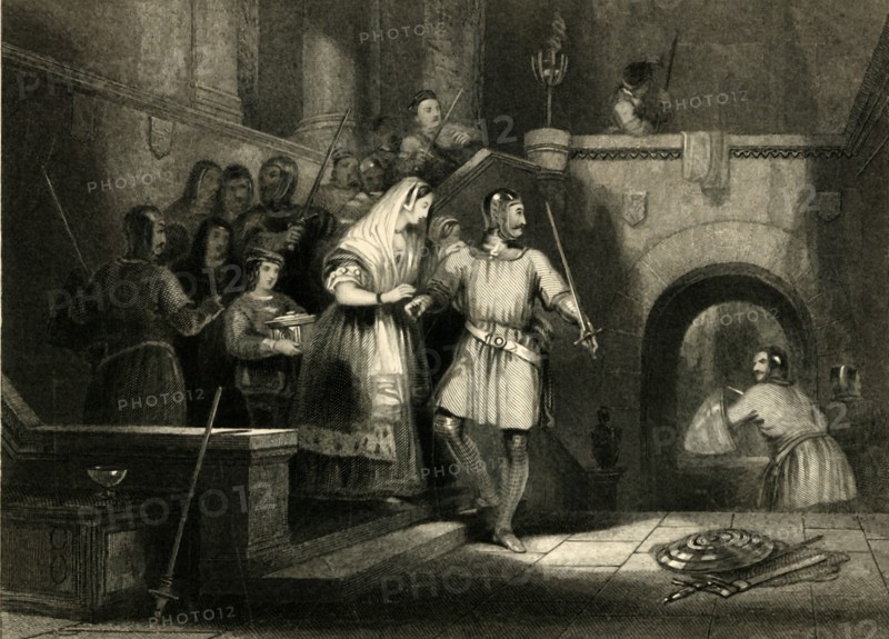 'Rescue of the Countess De Burgh, from Montgomery Castle', 1836.  Creators: Unknown, William Radclyffe.