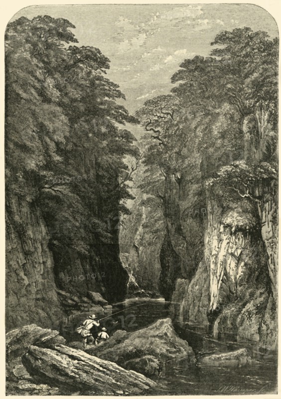 'Fors Nothyn', North Wales, c1850.  Creator: Josiah Wood Whymper.