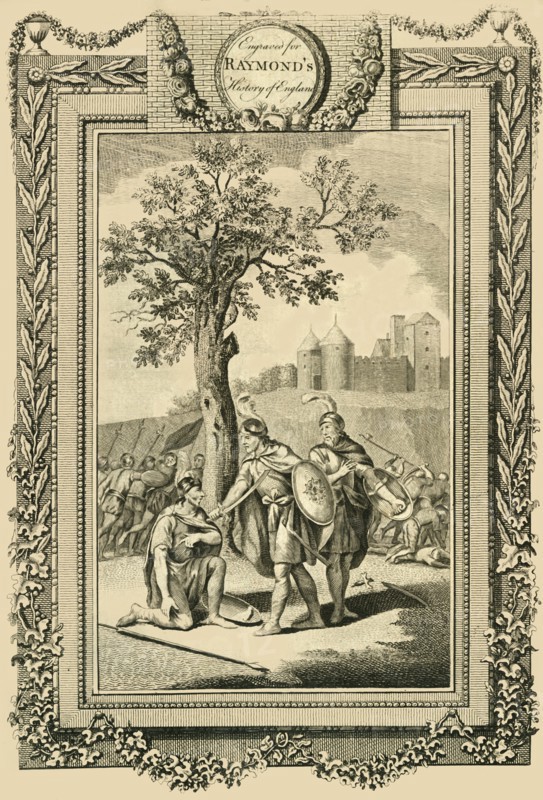 'King Athelstan saving the Life of his Father, Edward the Elder...', c1786. Creator: William Walker.