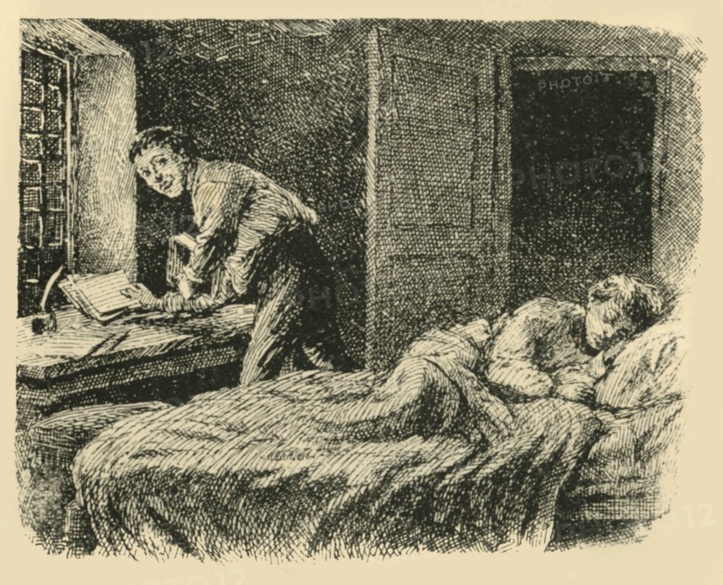 'Christoph seized the manuscript book and the copy', (1907). Creator: Unknown.