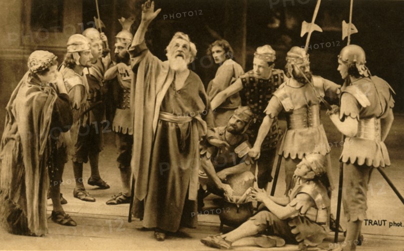 Peter denies Jesus, 1922.  Creator: Henry Traut.