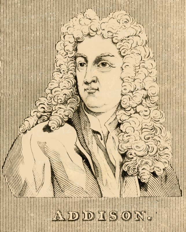 'Addison', (1672-1719), 1830. Creator: Unknown.