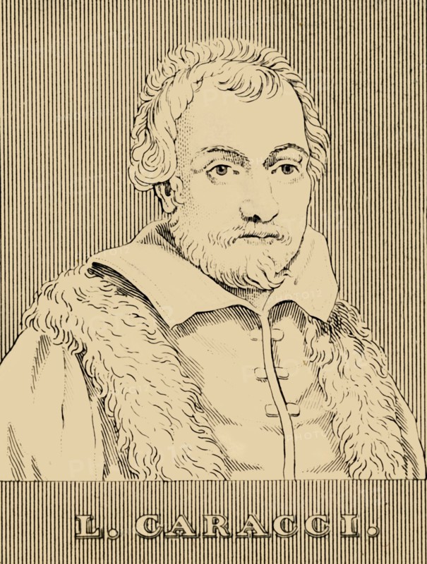 'L. Caracci', (1555-1619), 1830. Creator: Unknown.