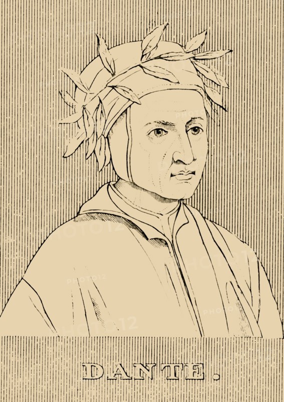 'Dante', (c1265-1321), 1830. Creator: Unknown.