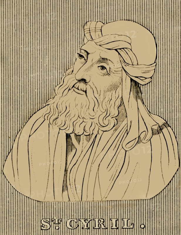 'St. Cyril', (c376-444), 1830. Creator: Unknown.