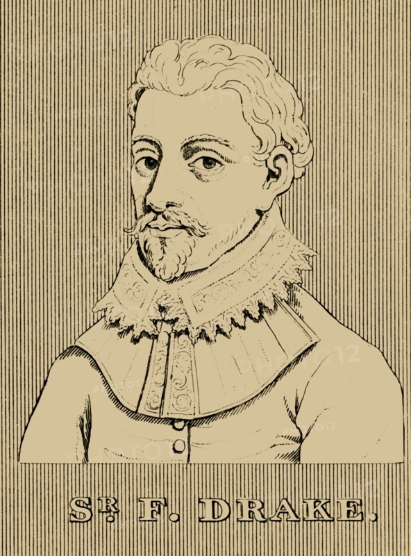'Sir Francis Drake', (c1540-1596), 1830. Creator: Unknown.