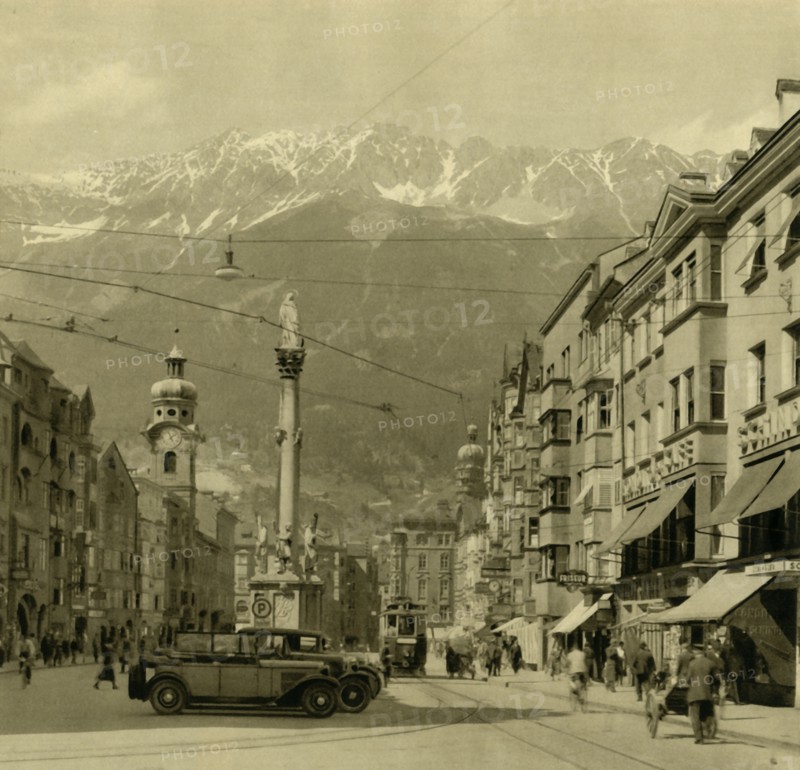 Maria-Theresien-Strasse, Innsbruck, Tyrol, Austria, c1935.  Creator: Unknown.