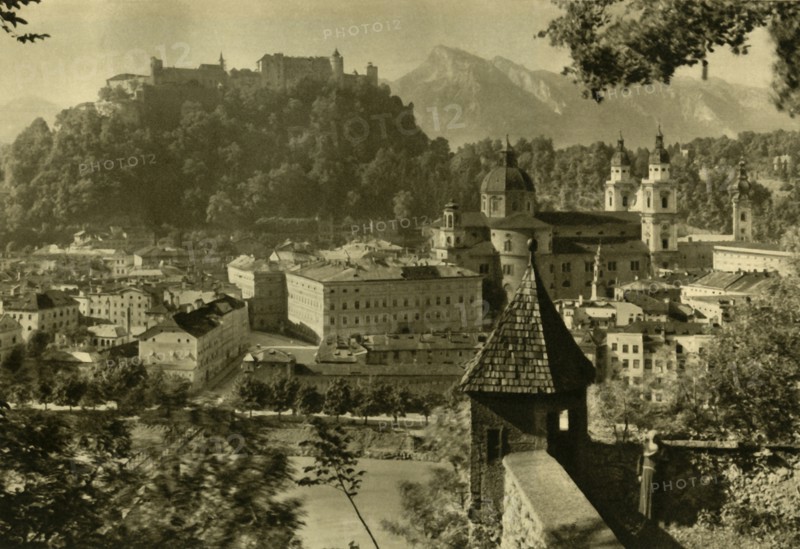 Salzburg from the Kapuzinerberg, Austria, c1935.  Creator: Unknown.
