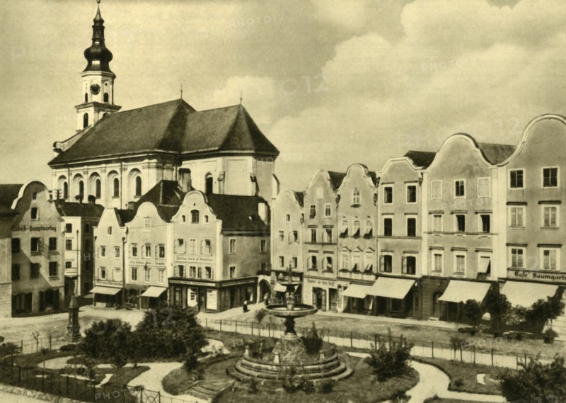 The Church of St George, Schärding am Inn, Upper Austria, c1935.  Creator: Unknown.