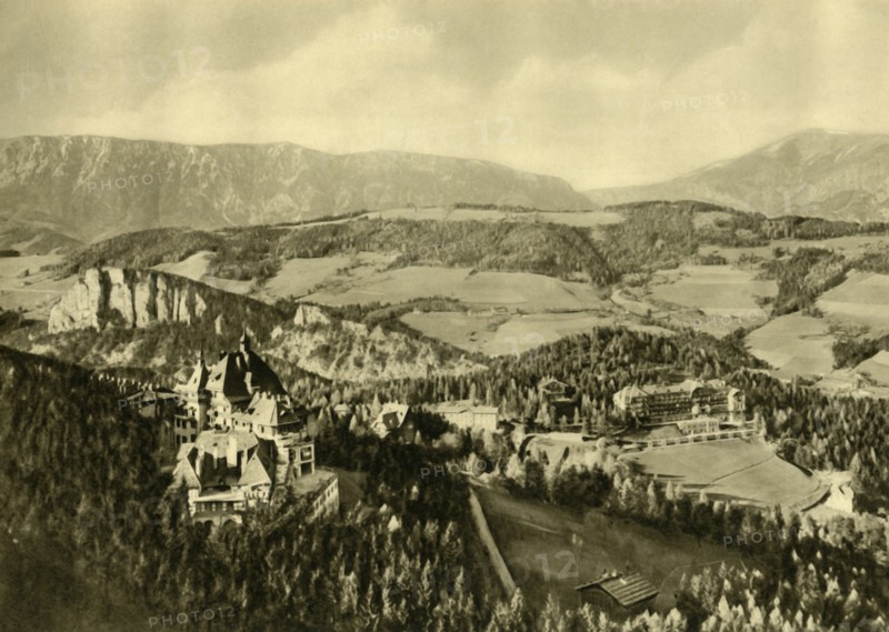 The Schneeberg and the Rax mountain range, Semmering, Lower Austria, c1935. Creator: Unknown.