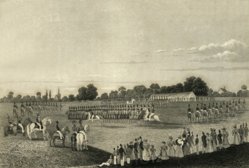 'Arundel & Bramber Troop of Yeomanry Cavalry', 1835. Creator: Unknown.