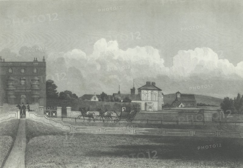'Hove Church, From the Sea', 1835. Creator: Charles J Smith.