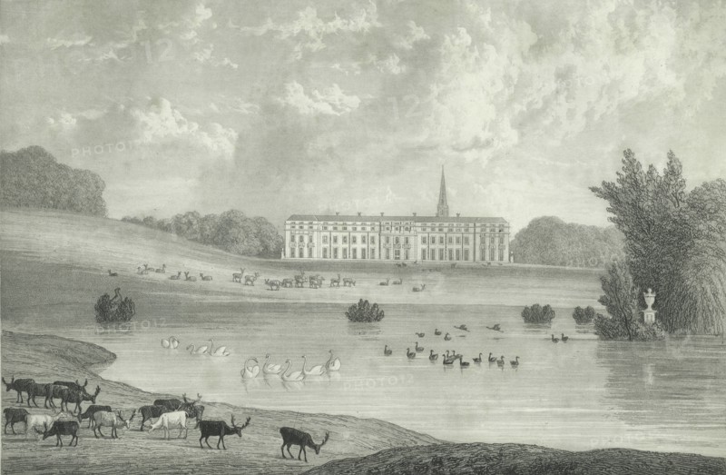 'Petworth Park', 1835. Creators: Unknown, William Westall.