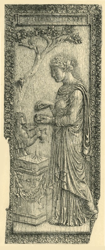 The Symmachi Panel, late 4th or early 5th century, (1881).  Creator: W Wise.