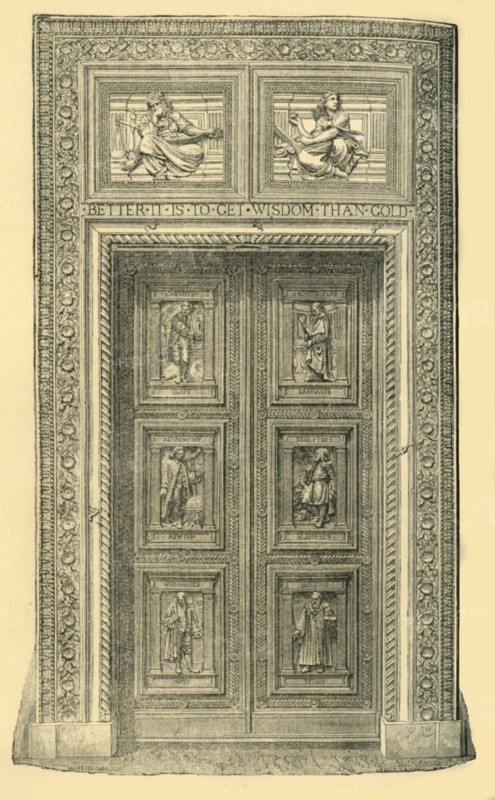 'Central Door, South Kensington Museum', c1860s, (1881).  Creator: Unknown.