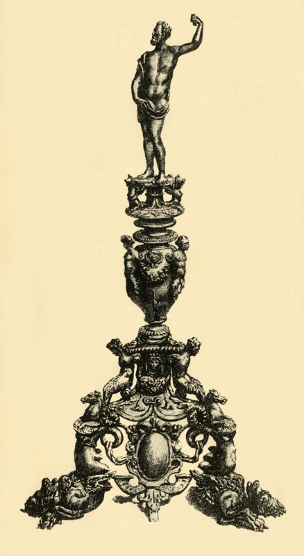 Jupiter, firedog, late 16th century, (1881).  Creator: J Brooke.