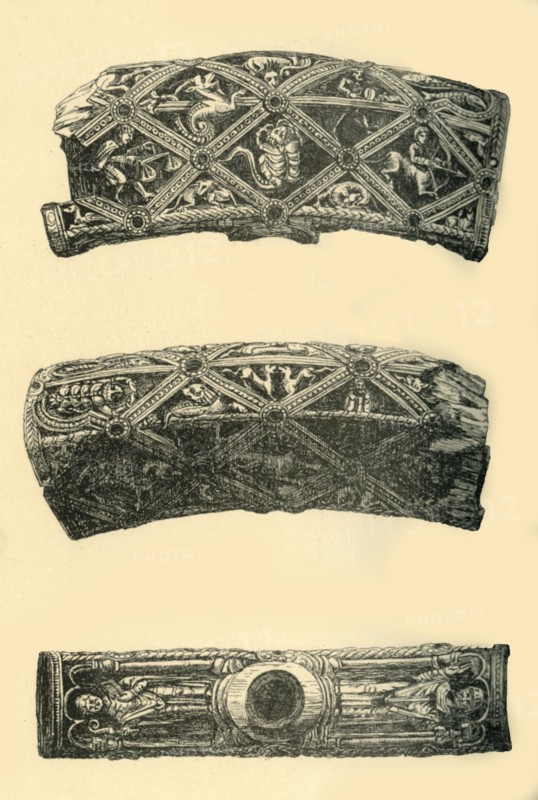 Head of a Tau Cross, c1140-1150, (1881).  Creator: Frederick Albert Slocombe.